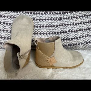 Livie and Luca kid’s gold booties. Size 13.